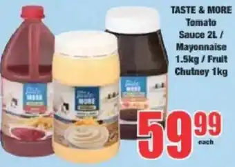 Boxer Taste & More Tomato Sauce/ Mayonnaise/ Fruit Chutney offer