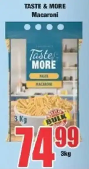 Boxer Taste & More Macaroni offer