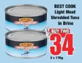 Boxer Best Cook Light Meat Shredded Tuna In Brine offer