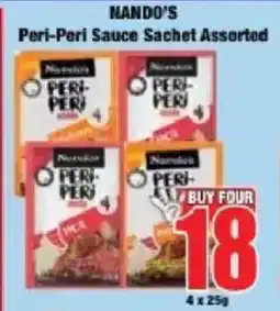 Boxer Nando's Peri-Peri Sauce Sachet Assorted offer