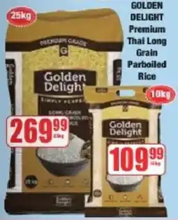 Boxer Golden Delight Premium Thai Long Grain Parboiled Rice offer