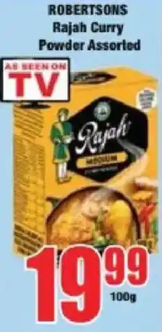 Boxer Robertsons Rajah Curry Powder Assorted offer