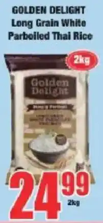 Boxer Golden Delight Long Grain White Parboiled Thai Rice offer
