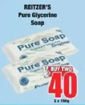 Boxer Reitzer's Pure Glycerine Soap offer