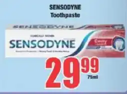 Boxer Sensodyne Toothpaste offer