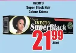 Boxer Inecto Super Black Hair Colour Crème offer