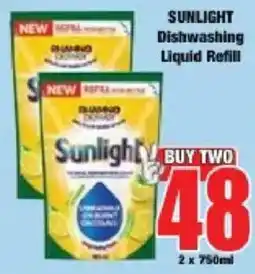 Boxer Sunlight Dishwashing Liquid Refill offer