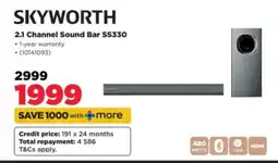 HiFi Corp SKYWORTH 2.1 Channel Sound Bar SS330 offer