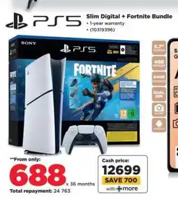 HiFi Corp PS5 Slim Digital + Fortnite Bundle offer