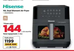 HiFi Corp Hisense 10L Dual Element Air Fryer offer