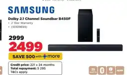HiFi Corp Samsung Dolby 2.1 Channel Soundbar B450F offer
