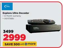 HiFi Corp DSTV Explora Ultra Decoder offer