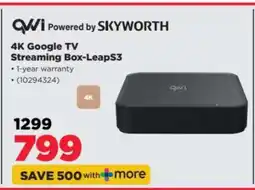 HiFi Corp 4K Google TV Streaming Box-LeapS3 offer