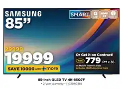 HiFi Corp Samsung 85-inch QLED TV 4K-85Q7F offer