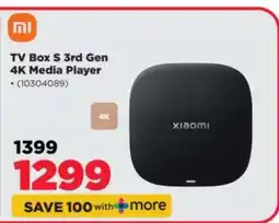 HiFi Corp Xiaomi TV Box S 3rd Gen 4K Media Player offer