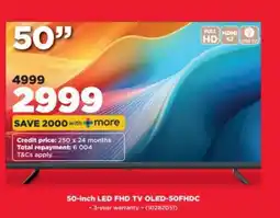 HiFi Corp 50-inch LED FHD TV (OLED-50FHDC) offer