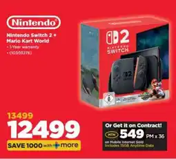 HiFi Corp Nintendo Switch 2 + Mario Kart World offer