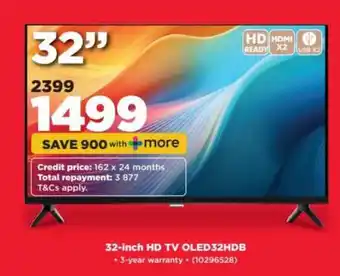 HiFi Corp 32-inch HD TV OLED32HDB offer