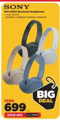 HiFi Corp Sony WH-CH520 Bluetooth Headphones offer