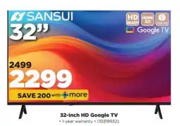 HiFi Corp Sansui 32-inch HD Google TV offer
