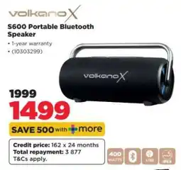HiFi Corp VolkanoX S600 Portable Bluetooth Speaker offer