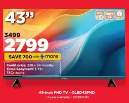 HiFi Corp 43-inch FHD TV - OLED43FHD offer