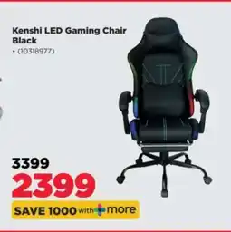 HiFi Corp Kenshi LED Gaming Chair Black offer