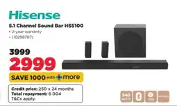 HiFi Corp Hisense 5.1 Channel Sound Bar HS5100 offer
