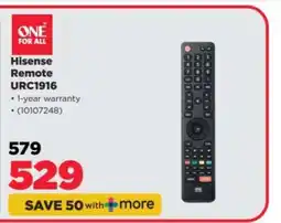 HiFi Corp Hisense Remote URC1916 offer