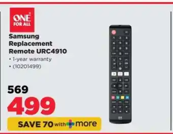HiFi Corp Samsung Replacement Remote-URC4910 offer