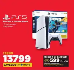 HiFi Corp PS5 Slim Disc + Fortnite Bundle offer