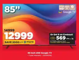 HiFi Corp 85-inch UHD Google TV offer
