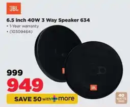 HiFi Corp 6.5 inch 40W 3 Way Speaker 634 offer