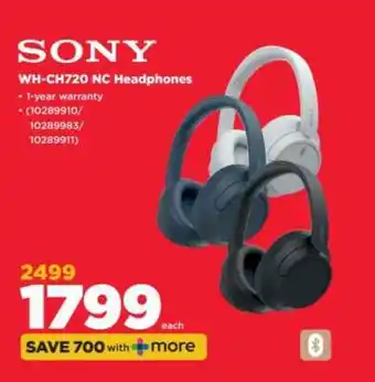 HiFi Corp Sony WH-CH720 NC Headphones offer