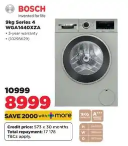 HiFi Corp Bosch 9kg Series 4 WGA1440XZA offer