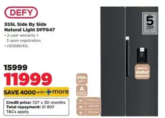 HiFi Corp DEFY 555L Side By Side Natural Light DFF647 offer