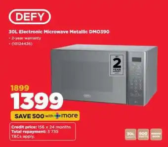 HiFi Corp DEFY 30L Electronic Microwave Metallic DMO390 offer