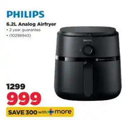 HiFi Corp PHILIPS 6.2L Analog Airfryer offer