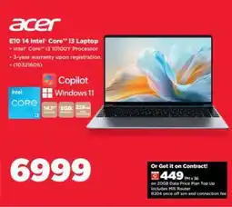 HiFi Corp Acer E10 14 Intel Core i3 Laptop offer