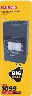 HiFi Corp Goldair 3 Panel Gas Heater GGH42BA offer