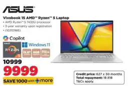 HiFi Corp Vivobook 15 AMD Ryzen 5 Laptop offer