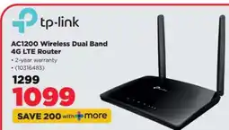 HiFi Corp tp-link AC1200 Wireless Dual Band 4G LTE Router offer