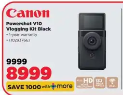 HiFi Corp Canon Powershot V10 Vlogging Kit Black offer