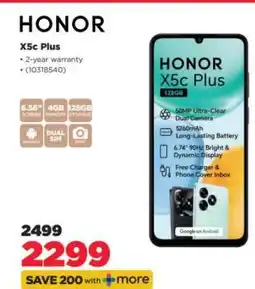 HiFi Corp HONOR X5c Plus offer