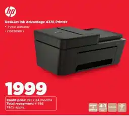 HiFi Corp HP DeskJet Ink Advantage 4376 Printer offer