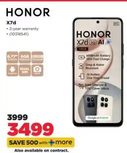 HiFi Corp HONOR X7d offer