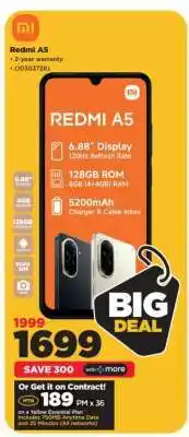 HiFi Corp Redmi A5 offer