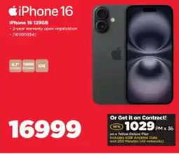 HiFi Corp iPhone 16 (128GB) offer