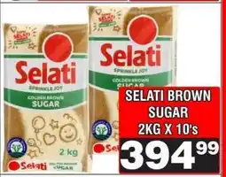 Advance Cash n Carry SELATI BROWN SUGAR 2KG X 10's offer