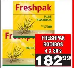 Advance Cash n Carry FRESHPAK ROOIBOS 4 X 80's offer
